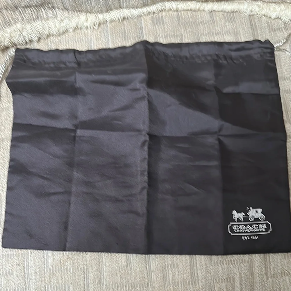 Coach Black Dust Bag